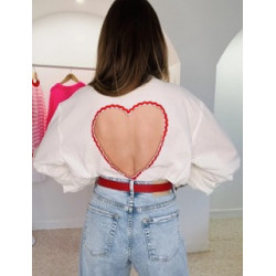 Chemise Coeur – dos ouvert