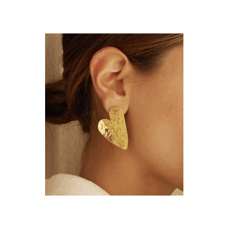 Boucle d'oreilles Céleste - doré