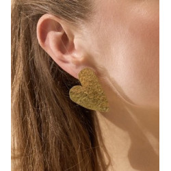 Boucle d'oreilles Céleste - doré