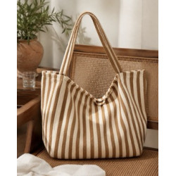 Sac Ambre – rayure beige
